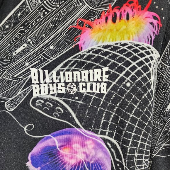 Billionaire Boys Club Shirt Men Large Multi Deep Space Woven Rayon S/S Button Up - Picture 5 of 7